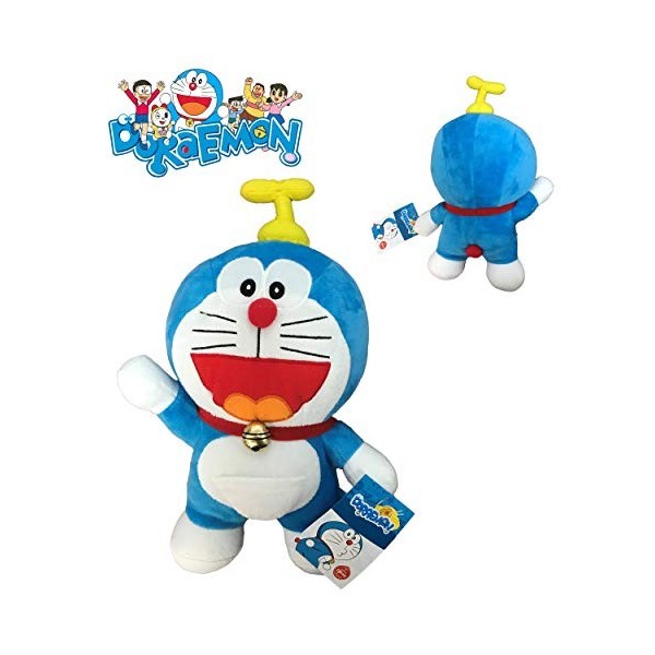 Doraemon Peluche de Chat Robot avec HELICE Version 20cm - Original et Officiel