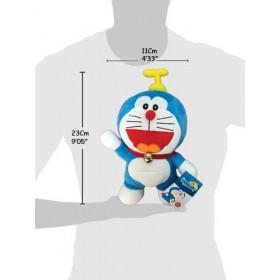 Doraemon Peluche de Chat Robot avec HELICE Version 20cm - Original et Officiel
