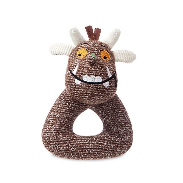 Aurora- The, Marchandise Officielle, 60828, Le Petit Gruffalo Hochet Rond, 5.5In, Peluche, Marron