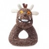 Aurora- The, Marchandise Officielle, 60828, Le Petit Gruffalo Hochet Rond, 5.5In, Peluche, Marron