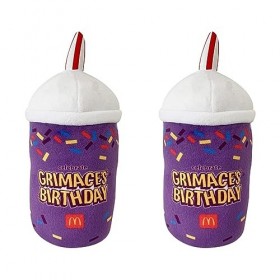 MYJIO Gri-Mace Shake Peluche, 1/2 pièces Gri-Mace Milkshake Cup Peluches, Mini Gri-Mace Peluches, Oreiller en Peluche Gri-Mac