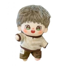 niannyyhouse Poupée en peluche de 20 cm, corps en peluche humanoïde nu sans attribut 20,3 cm corps normal vêtements vêtements