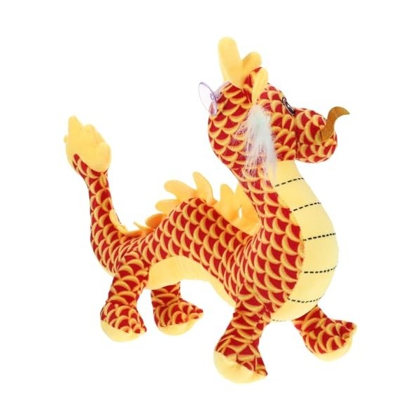 Toyvian Dragon Poupée Mascotte Enfants Jouets Enfant Jouets en Peluche Dragon Chinois en Peluche Dragon Jouet Dragon Poupée J