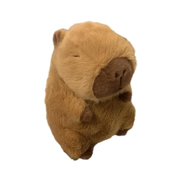 MagiDeal Jouet de Figurine de Capybara en Peluche de Dessin animé, Animal en Peluche de Capybara, poupée en Peluche Mignonne,