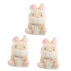 VICASKY Jouet en Peluche Oreiller Câlin en Peluche Nouveauté Enfants Oreiller Décoratif Enfants Animaux en Peluche Lapin Flou
