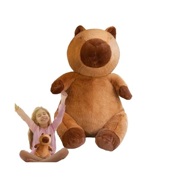 ANIMAL EN PELUCHE CAPYBARA - JOUET ANIMAL EN PELUCHE RÉALISTE POUR