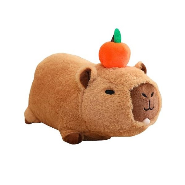 Yokawe Animal en Peluche Doux Capybara, poupée en Peluche Capybara en Coton Moelleux avec Sac à Main, Peluche Mignonne pour E