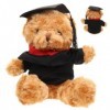 ERINGOGO Poupée Dr Ours Poupée Ours en Peluche Ours en Peluche Doux Souvenir De Poupée Dours Ours Cadeau De Graduation Peluch