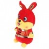 Vaguelly 2023 Poupée Animal en Peluche Lapin en Peluche Jouet Lapin du Nouvel an Figurine Année du Lapin Cadeau De Mascotte C