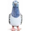 Uni-Toys - Colombe Bleu/Gris- 20 cm Hauteur - Oiseau - Peluche, Doudou