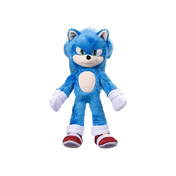 Sonic The Hedgehog – Peluche Ufficiale 18 Cm, Morbido E Dettagliato, Giochi E Regali Bambini