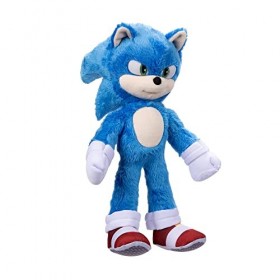 Sonic The Hedgehog- Peluche, 412634-PB, Sonic Plush, 5.6 x 5.4 x 14 inches