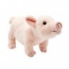 Uni-Toys - Cochon Rose - 28 cm Longueur - Porc, Animal de la Ferme - Peluche, Doudou