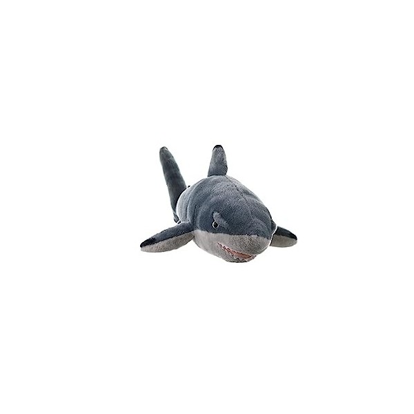 Wild Republic 22484- Peluche Requin à Pointe Noire, Cuddlekins doudouier, Cadeaux pour Enfants, Multicolore, 60 cm