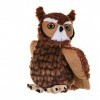 Wild Republic Cuddlekins Hibou Grand Duc, Animal en Peluche, 30 cm, Cadeau pour Bébés, Peluche Écologique, Rembourrage Fabriq