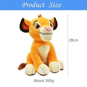 FYFLYMT 30cm Le Roi Lion Jouet Peluche,Peluche Le Roi Lion Jouet,Le Roi Lion Peluche Bebe,Roi Lion Floue Doudou,The Lion King