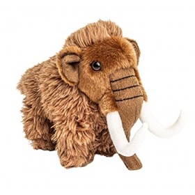 Uni-Toys - Mammouth - 16 cm Hauteur - Mammut, Animal Sauvage préhistorique - Peluche, Doudou