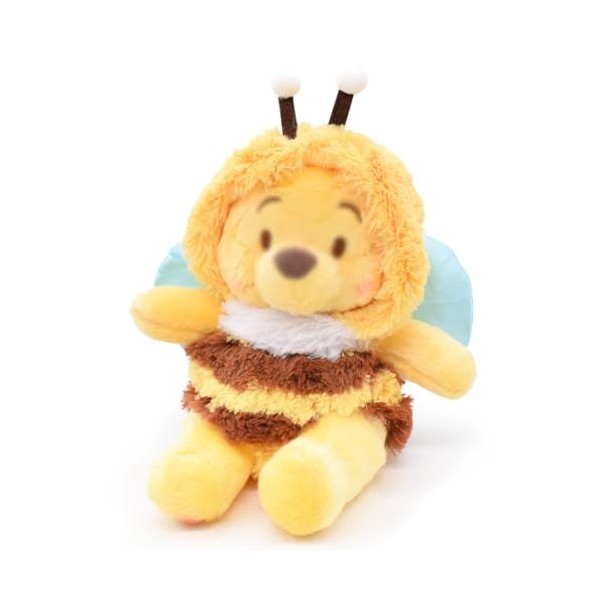 Hilloly Peluche lourson Jaune Win-Nie Peluche Abeille Jouet de Poupée en Peluche,Puuh Plush Toy,Cartoon Animal Dolls Plush T