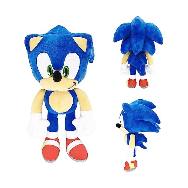 Umbrean Sonic Hedgehog Peluche hérisson pour enfants Décoration de chambre à coucher Cadeaux danniversaire Peluche hérisson