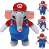 Peluche Super-Mario éléphant, 27cm Su-per-Mario Elephant Plush Toy, Su-per-Mario Elefant Plüsch, Magic Elephant Plüsch Spielz