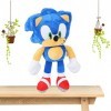 WKxinxuan Sonic Peluche, Peluche Sonic The Hedgehog, 1Pcs 30CM Peluches Doudou Sonic,Cadeaux Anniversaire pour Les Enfants