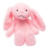 2iX - Doudou lapin - Peluche lapin - Peluche 35 cm - 27 cm assis bleu 