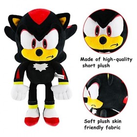BESTZY Sonic Peluche Jouets, Sonic Peluche Poupée, Enfants Dessin Animé Poupée Mignon Peluche Jouet Mini Figure Peluche Migno