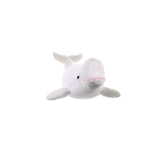 Wild Republic Cuddlekins Béluga, Animal en Peluche, 30 cm, Cadeau pour Bébés, Peluche Écologique, Rembourrage Fabriqué à Part