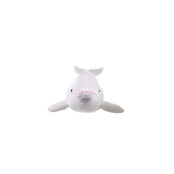 Wild Republic Cuddlekins Béluga, Animal en Peluche, 30 cm, Cadeau pour Bébés, Peluche Écologique, Rembourrage Fabriqué à Part