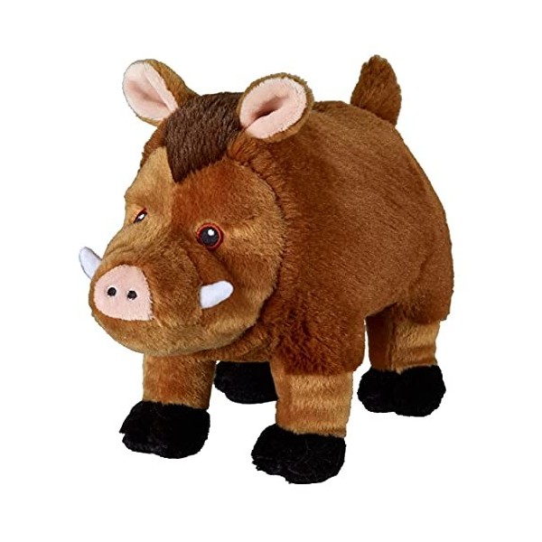 Bauer Spielwaren 12959 I Like My Planet Peluche Sanglier en matériau recyclé, Marron