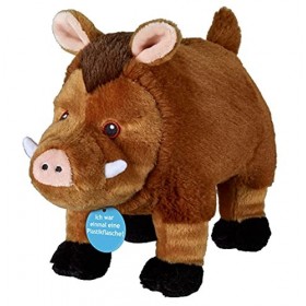 Bauer Spielwaren 12959 I Like My Planet Peluche Sanglier en matériau recyclé, Marron