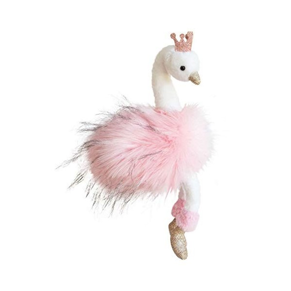 Histoire dOurs Peluche Cygne Rose Taille Petite