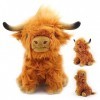 DAJASD Highland Cow Plush, Peluche Vache Highland, Jouet en Peluche Vache Highland, Vache Highland en Peluche Vache Highland 