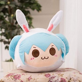 BBSJX Kawaii Anime Vocaloid Hatsune Miku en Peluche Oreillers Jouet, Dessin Animé Japon Action Figure en Peluche Poupée Couss