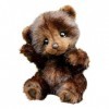 HiXip 2024 - Nouvel ours en peluche - Ours marron mignons de 11 pouces avec tête réglable - Ours en peluche doux et câlin pou