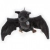 Doudou chauve-souris en peluche gris foncé 