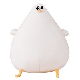 Oreiller amusant en peluche mouette - Jouet en peluche - Jouet en forme de poulet - Coussin en peluche doux - Cadeau de festi