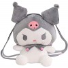 My Melody Kuromi Peluche Sac Cinnamoroll Sac À Dos Sac Dépaule de Bande Dessinée Anime Jouet Sac Verser Fans Danime Noir,U