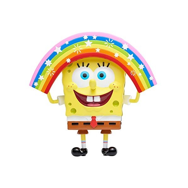 Auldey- Figurine de collection 20 cm - Masterpiece MEMES - Rainbow SpongeBob- EU691001