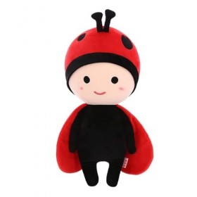 CILUA 30cm-65cm Bébé Jouets en Peluche Mignon Coccinelle Jouets en Peluche Poupée Enfants en Peluche Pilow Poupées Jouets Cha