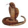 YJZQ Serpent Peluche 1.1M Geant Cobra pour Mettre sur Le lit Adulte Serpent Réaliste décoration Halloween Serpent réaliste Jo