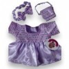Build Your Bears Wardrobe- Sparkle Dress, Bag, Bow & Shoes Teddy Bear Clothes Vêtements dours en Peluche, 5060322141145, Lil