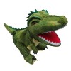 YJZQ Peluche Ventriloque Dinosaures Jouet de marionnettes en Peluche Poupée Ventriloque à Main Mascotte pour Classe Maternell