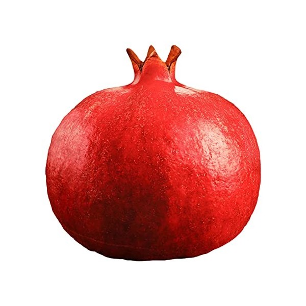 Worparsen Oreiller en Peluche Portable Kawaii Fruits réalistes en Peluche Décorer Super Doux Grenade Rouge 