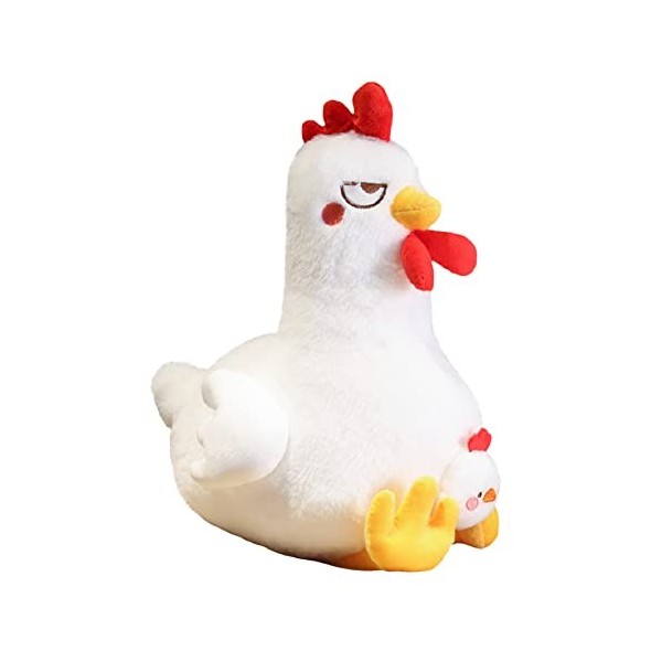 Coq en Peluche, Peluche Coq Poule Animal en Peluche Réaliste Doux, Mignon Animal Poulet en Peluche Jouet, Jouet en Peluche Po