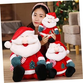 NOLITOY Poupée Père Noël Figurine Douce du Père Noël Décoration du Père Noël Fournitures De Fête De Noël Décorations De Table