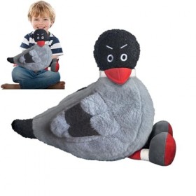 YUNFANG Pigeon en Peluche, Pigeon en Peluche, Poupée Pigeon Mignonne, Peluche Animal Mignon, Jouet de poupée cognitif Oiseau 