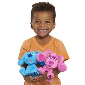 giochi preziosi s.p.a. FamosaBLU00110 Peluche de Base Blues Clues, Taille 19 cm, Magenta, pour Tous Les âges