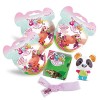 NICI Sweetydoos Glitter Edition – Peluches Surprises avec Effet UV, Poster Scintillants-3 des 9 Mini Figurines avec Bracelet 