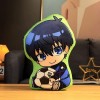 Xinchangda Oreiller en peluche Blue Lock - Anime Rin Itoshi - Doux et mignon - Imprimé personnage - Cadeau danniversaire pou